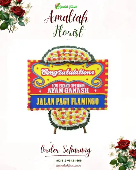 Sewa Papan Bunga Burengan